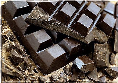 chopped chocolate