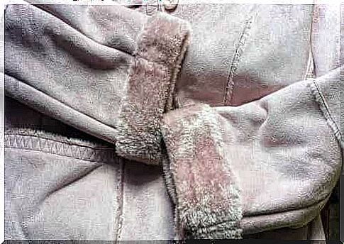 A suede jacket