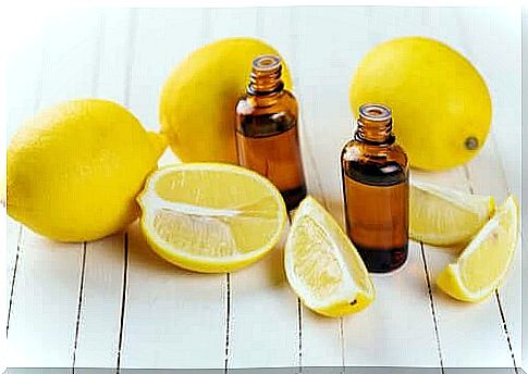 Some lemons and essential oils.