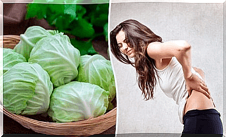 Treatment with clay, vinegar and cabbage to reduce hernia