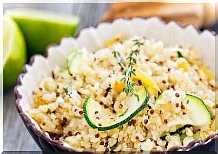 Quinoa salad for headaches